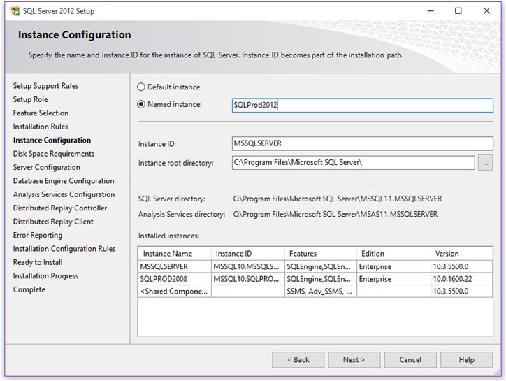 Instance Configuration